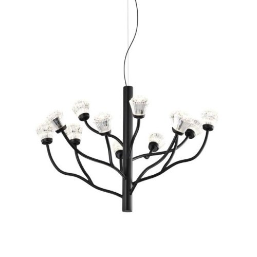 P0550-12A black Подвесная люстра Delight Collection P0550 P0550-12A black