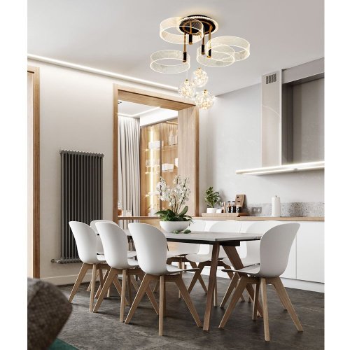 L1040-750 BK Потолочная люстра L LED4U L1040-750 BK