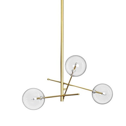 9307P-3A gold Люстра на штанге Delight Collection Globe Mobile 9307P-3A gold