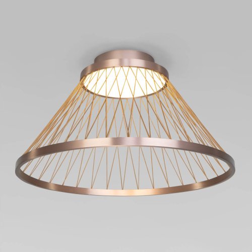 Светильник потолочный Eurosvet Cesta 40019/1 LED коричневый