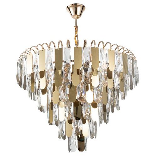 A2719SP-8GO Подвесная хрустальная люстра Vivien Arte Lamp A2719SP-8GO