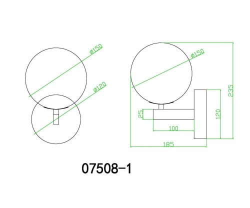 Настенное бра KINK Light Сида 07508-1,19