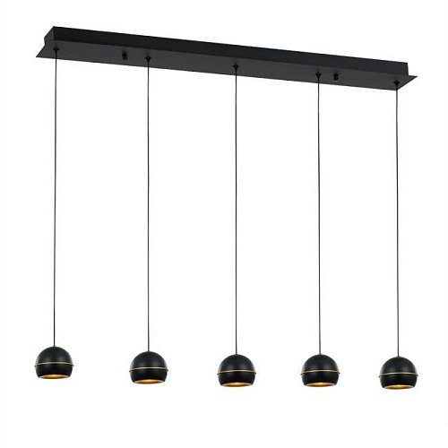 MD21001034-5B black/gold Светильник подвесной Delight Collection MD21001034 MD21001034-5B black/gold