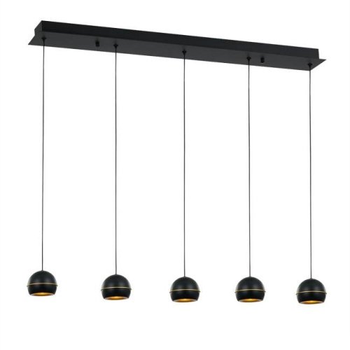 MD21001034-5B black/gold Светильник подвесной Delight Collection MD21001034 MD21001034-5B black/gold