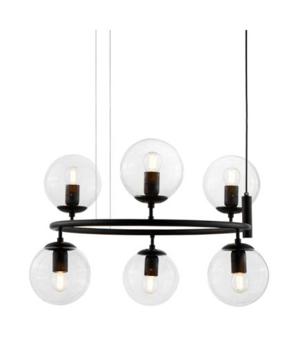 LDP 6034-6 RND BK Подвесная люстра Lumina Deco Ceredo LDP 6034-6 RND BK