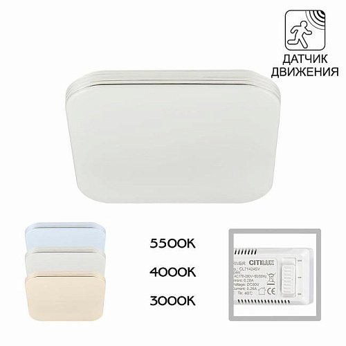CL714K24SV Светильник потолочный Citilux Симпла CL714K24SV