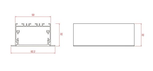 00-00049265 Профиль LE SWG DesignLed 00-00049265