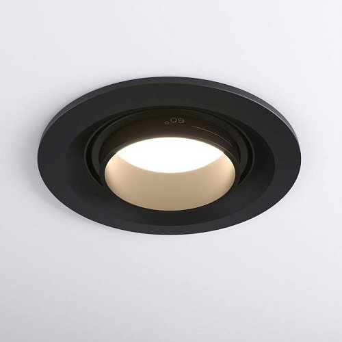 Встраиваемый светильник Elektrostandard Zoom 9920 LED 15W 3000K черный
