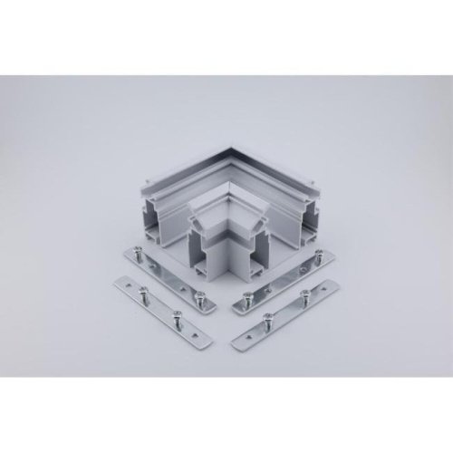 Трековый соединитель угловой плоский для натяжного потолка Magnetic track 220 Aployt APL.0286.10.02