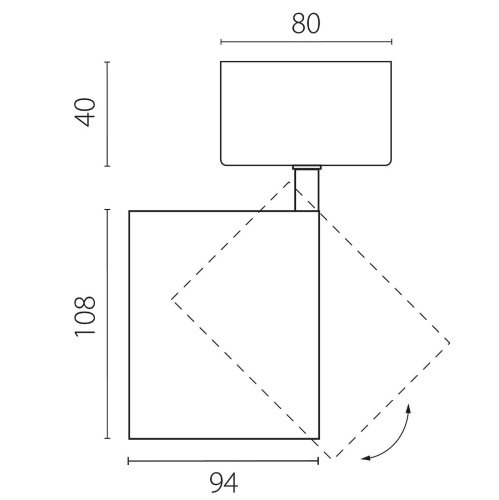 Светильник спот Lightstar Alta Base A5446SO