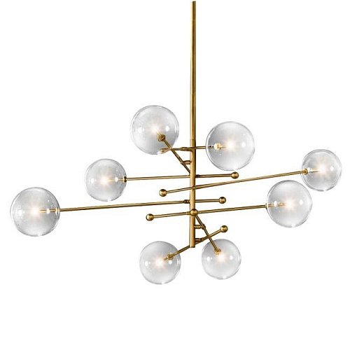 KG0835P-8 brass Люстра на штанге Delight Collection Globe Mobile KG0835P-8 brass