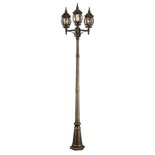 Столб фонарный уличный Arte Lamp Atlanta A1047PA-3BN
