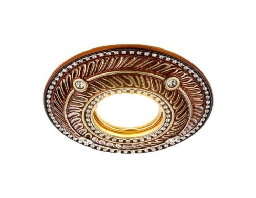 Встраиваемый светильник с узорами Design D4468 BR Ambrella