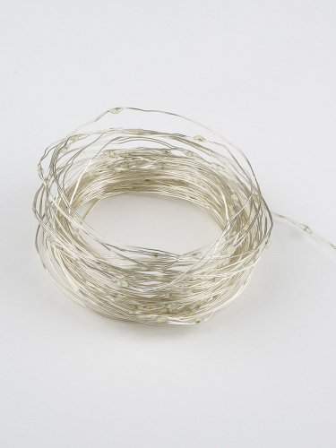 Гирлянда Uniel ULD-S1000-100/SCB/3AA WHITE IP20 DEW