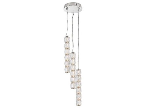Потолочная чашка Newport Crystal Потолочная чашка 8240 D20 3 подвеса chrome