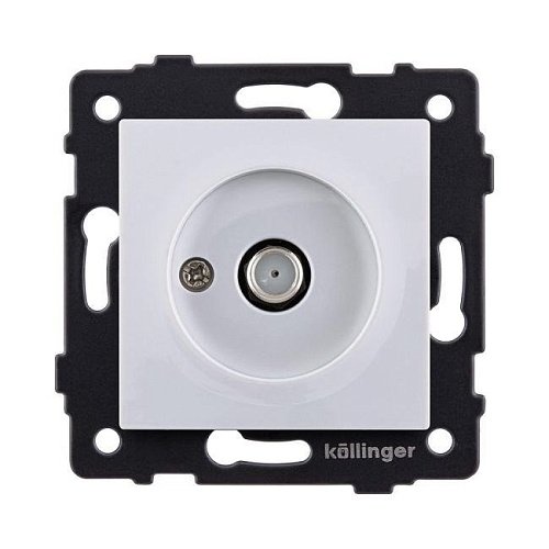Розетка спутниковая SAT, белый Kollinger REA-020WH для Aspekt, Eleganz, Reflex