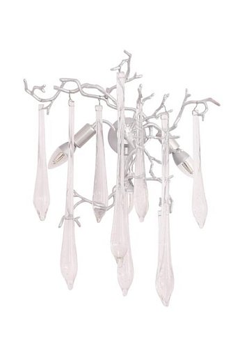 REINA AP3 SILVER PATINA Настенное бра Crystal Lux Reina REINA AP3 SILVER PATINA