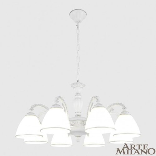 340837/8 WT+SL Подвесная люстра Arte Milano Am340837 340837/8 WT+SL