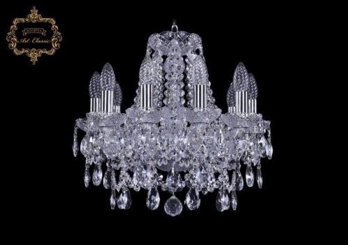 Подвесная хрустальная люстра 11.25 Art Classic 11.25.10.141.Cr.Sp