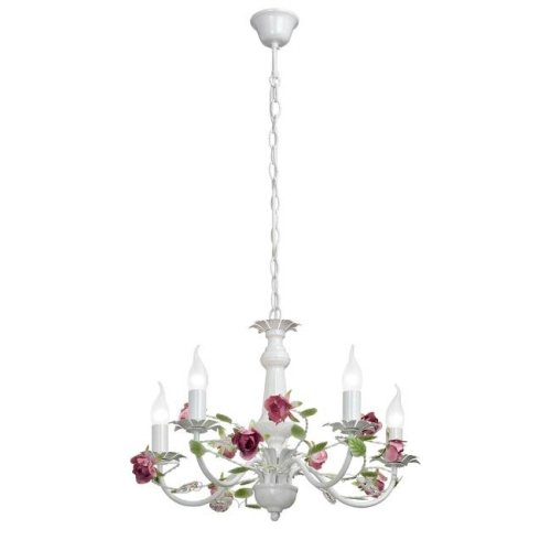 Люстра подвесная с цветочками V1276 V1276/5 Vitaluce