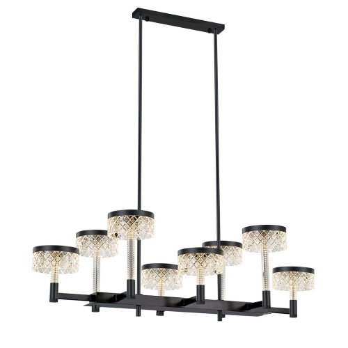 MD21020075-8B matt black Люстра на штанге Delight Collection Diamond cut MD21020075-8B matt black