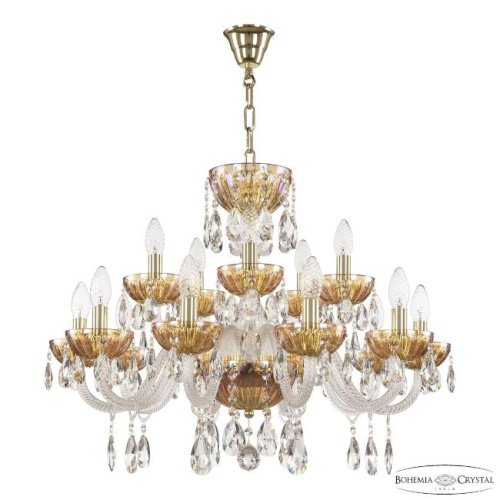 Подвесная люстра Bohemia 5417 5417/10+5/240 G Shampan/M-1H