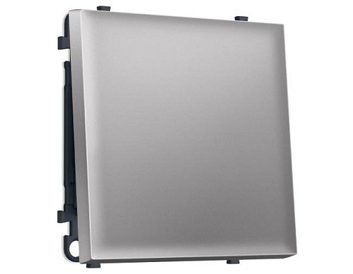 MS501050 Комплект механизма 1-кл выключателя с самовозвратом SIGMA Сталь матовый QUANT PRO (SP5010, PR113)