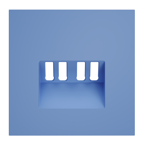 Накладка для розетки акустической 4-местной , S70 (деним)