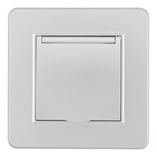 Розетка Arte Milano Set16-1 SET16-1-41-1 silver