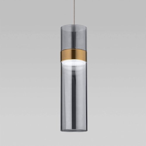 50244/1 LED латунь/дымчатый Светильник подвесной Eurosvet Lumen 50244/1 LED латунь/дымчатый
