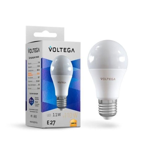7245 Светодиодная лампа Voltega General purpose bulb 11W 7245