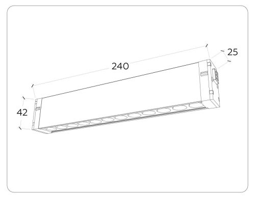 Трековый светильник Ambrella Magnetic 220V GL1302