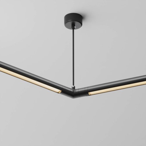 Угловой коннектор 120° для системы Shelf с вводом питания Maytoni Accessories for system Shelf CA018LWC-P-B