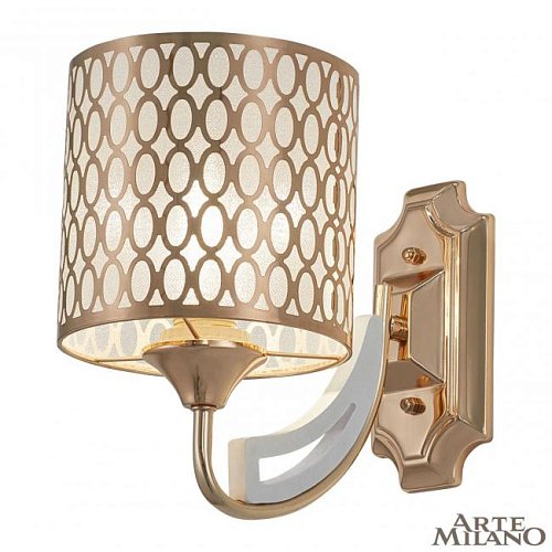 303387/1W Wh/Gd Настенное бра Arte Milano Florentia-3387 303387/1W Wh/Gd
