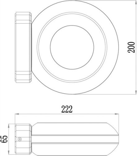 Уличный настенный светильник Deko-Light Muscae 731081