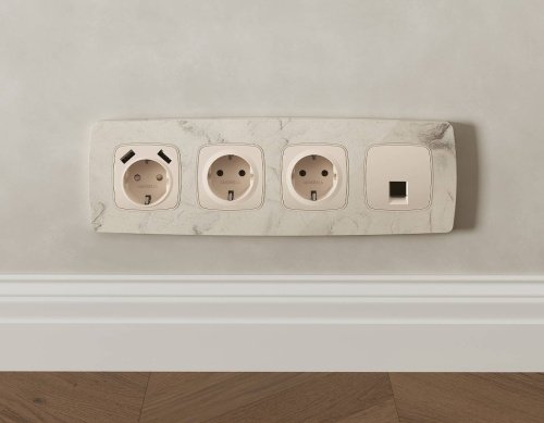 Розетка Ambrella Volt OMEGA MO332005