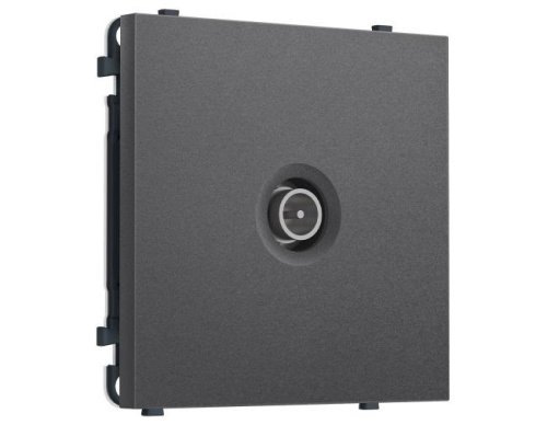 MS663005 MS663005 Комплект механизма TV розетки оконечной экранированной SIGMA Антрацит серый 5-1000MHz 3dB QUANT PRO (SP6630, PR199)