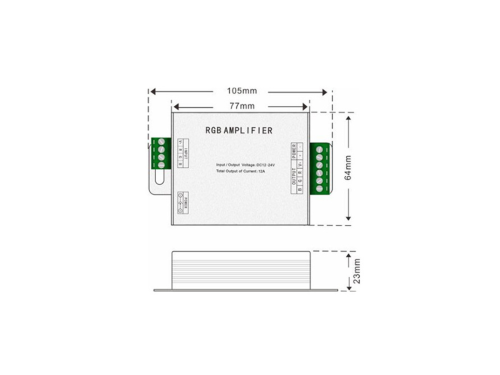 00000001281 Усилитель RGB, 18А, AMP-RGB-18A, SWG Standard 00000001281