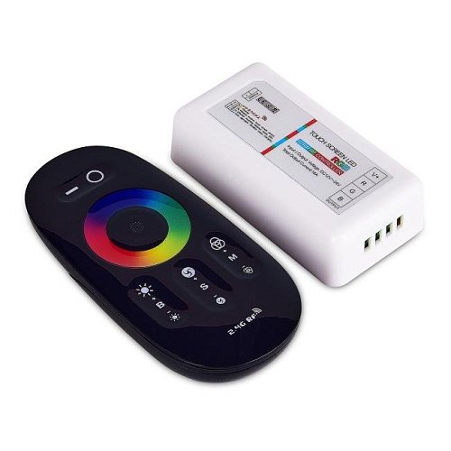 ST9002.500.00RGBW Контроллер 2,4 G для светодиодной ленты RGBW, 4-канальный DC12-24V; 24А Белый ST Luce Functional ST9002.500.00RGBW