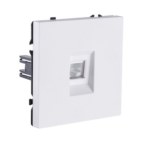 EC-019WH Розетка телефонная RJ11, белый матовый Kollinger Eclipse EC-019WH