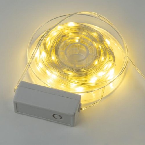 Гирлянда Uniel ULD-S1000-100/DTA WARM WHITE IP20 DEW BAND