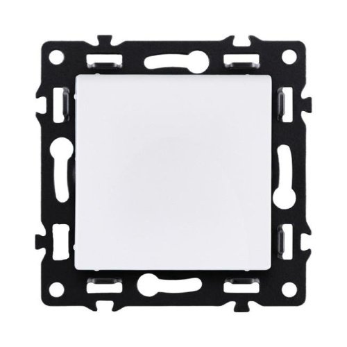Розетка штепсельная SCHUKO 16A/250 В с крышкой, белый Kollinger Asthetik AS-015WH
