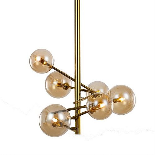 MX19009070-6B gold Люстра на штанге Delight Collection Globe Mobile MX19009070-6B gold