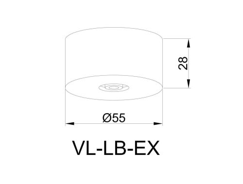 00-00044142 Накладная чаша для Villy 2.0 с выносным драйвером, SWG LUMKER 00-00044142
