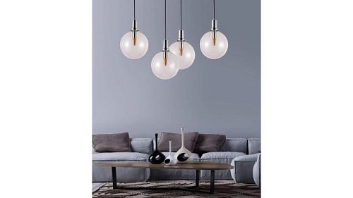 Светильник подвесной Lumina Deco Dorito LDP 1212-250 GY+CHR