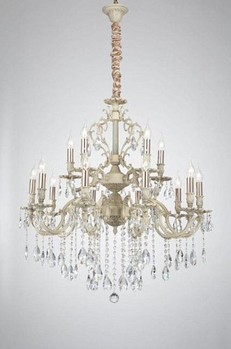 BARLETTA 1730.15 cream white Подвесная хрустальная люстра Barletta Lucia Tucci BARLETTA 1730.15 cream white