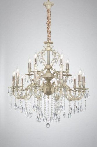 BARLETTA 1730.15 cream white Подвесная хрустальная люстра Barletta Lucia Tucci BARLETTA 1730.15 cream white