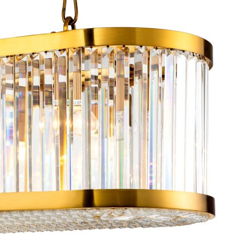 KR0388P-8L/A brass Подвесная люстра Delight Collection Welles KR0388P-8L/A brass