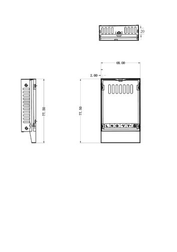 Блоки питания сетка, 100 W, 24V, S-100-24-mini, SWG Standard 00-00047513