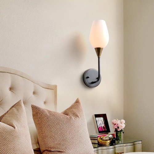 141136-26 Настенное бра ImperiumLoft Viola-Milk-Wall01 141136-26